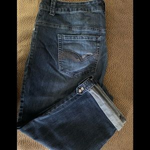 Nine West cuffed cropped jeans